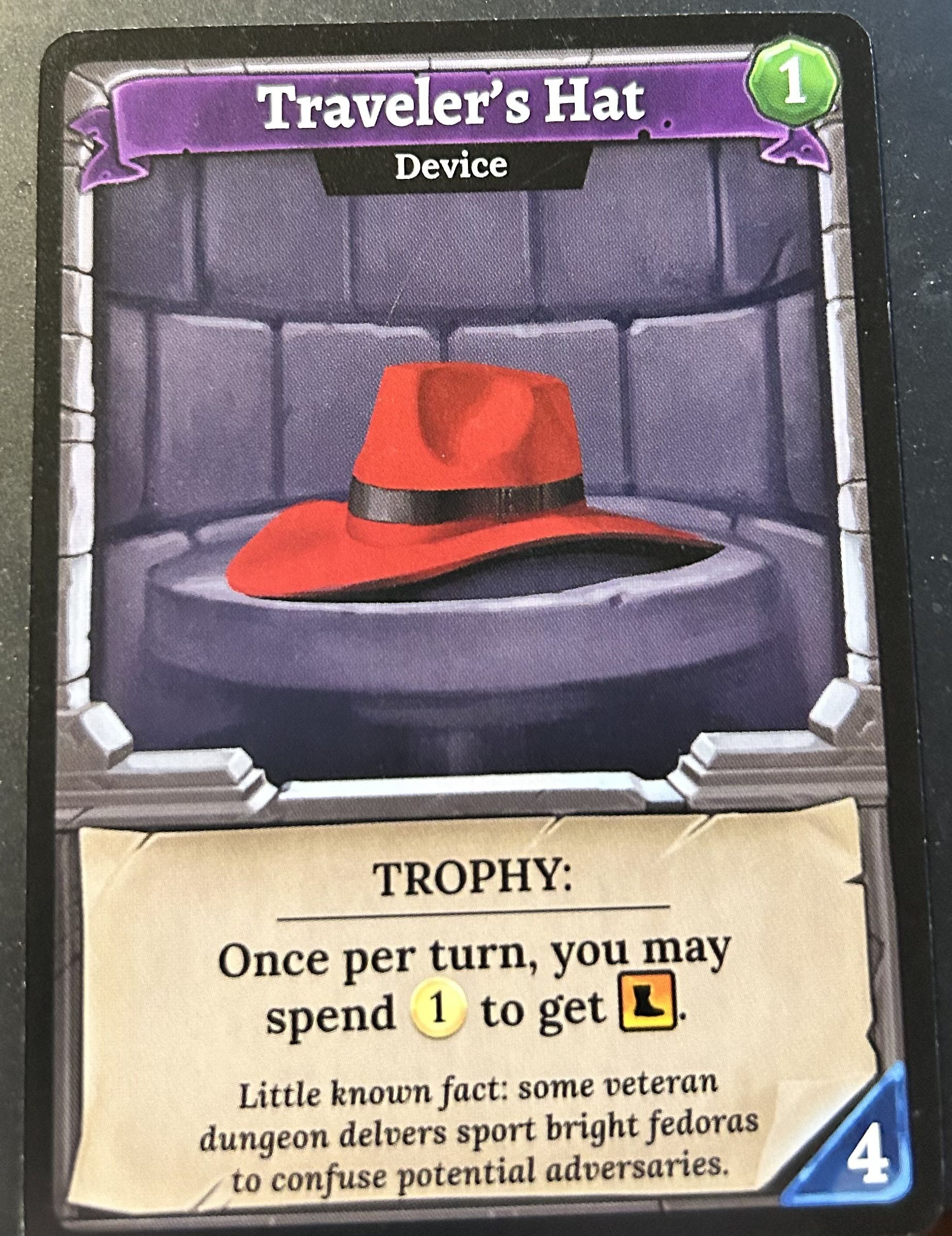 Clank!: Traveler's Hat doboz