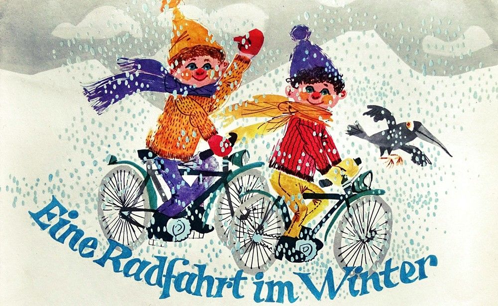 Eine Radfahrt im Winter box art