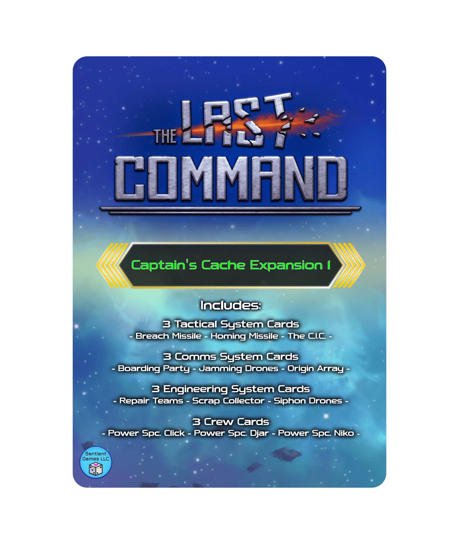 The Last Command: Captain's Cache box art