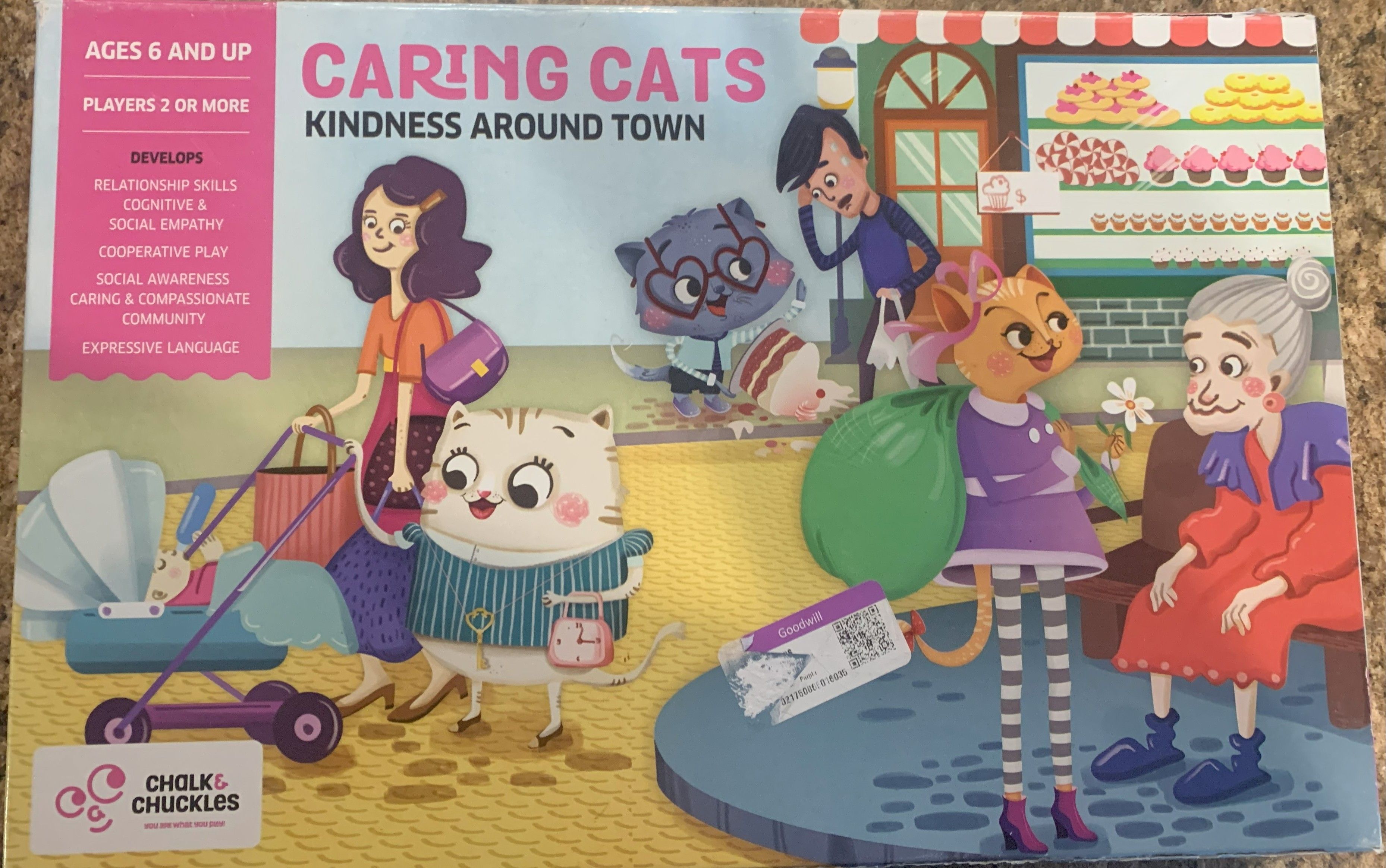 Caring Cats: Kindness Around Town box art