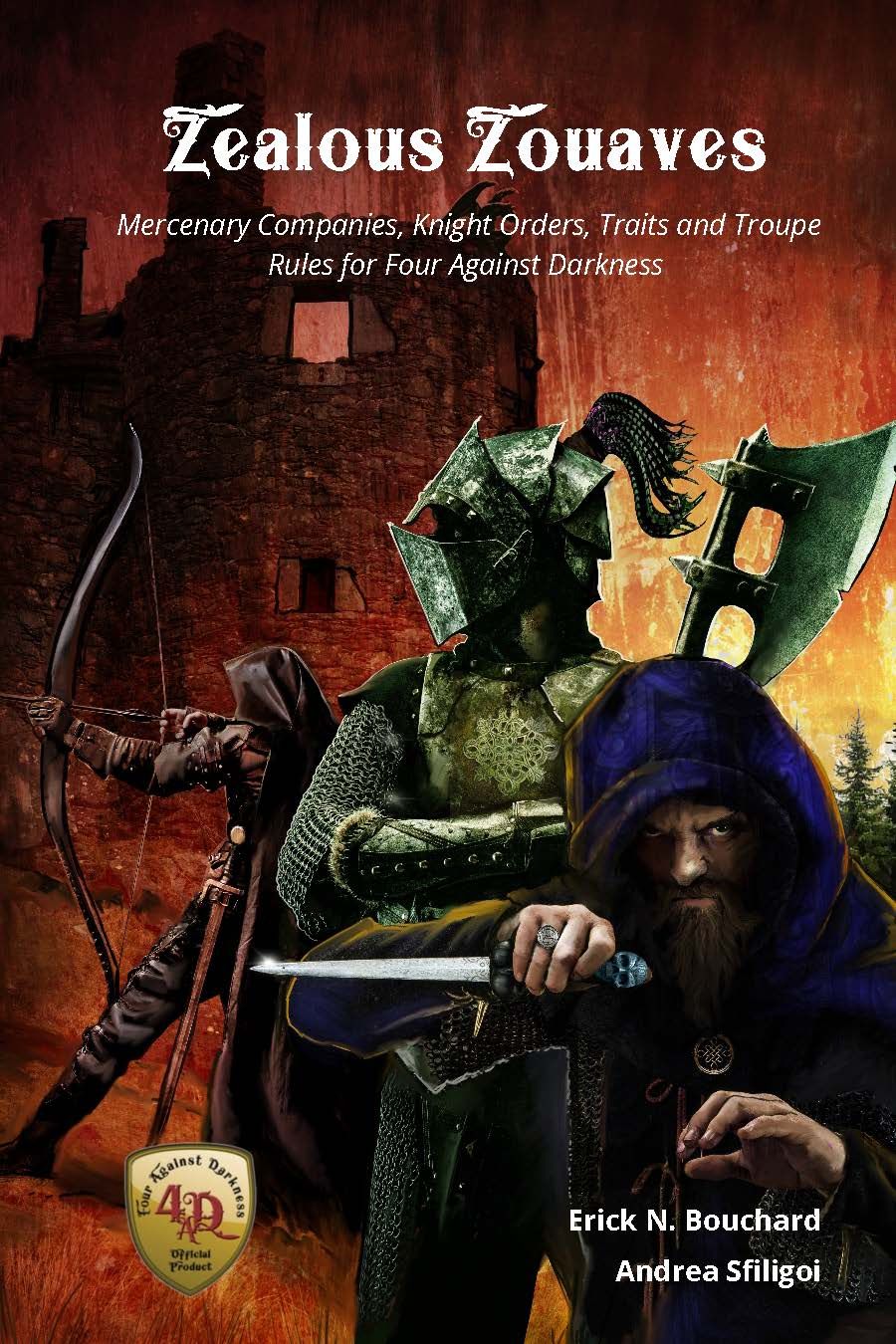 Zealous Zouaves: Mercenary Companies, Knight Orders, Traits and Troupe Rules for Four Against Darkness doboz