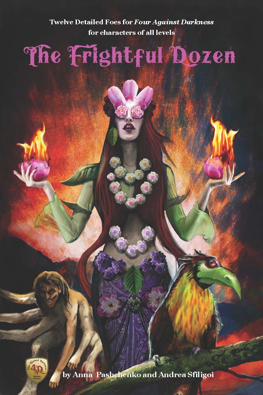 The Frightful Dozen: Twelve Detailed Foes for Four Against Darkness doboz