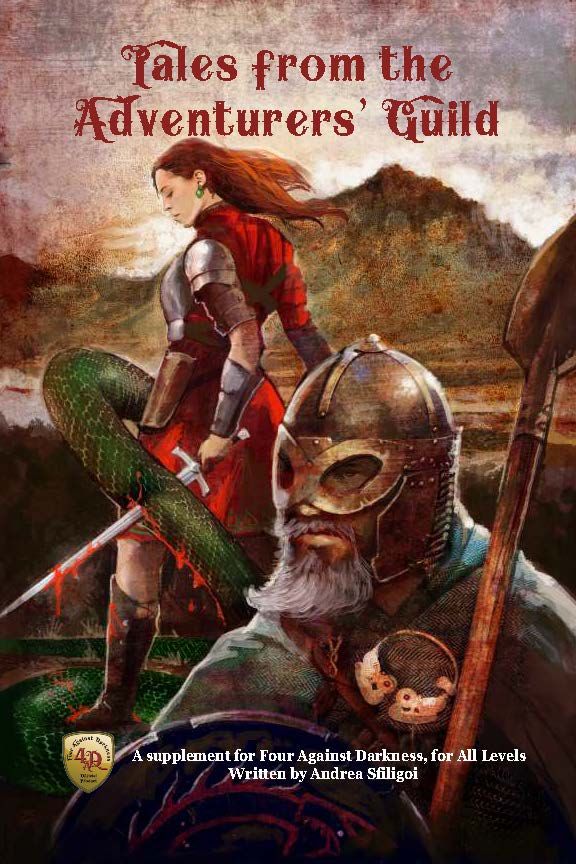 Tales from the Adventurer's Guild: A supplement for Four Against Darkness doboz