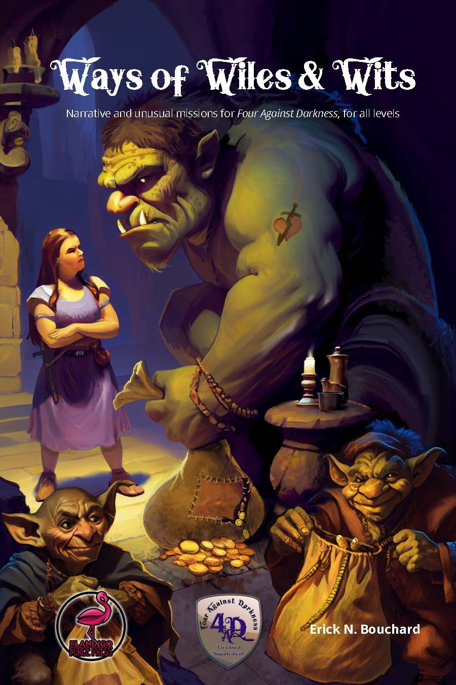 Ways of Wiles and Wits: Narrative and unusual missions for Four Against Darkness doboz