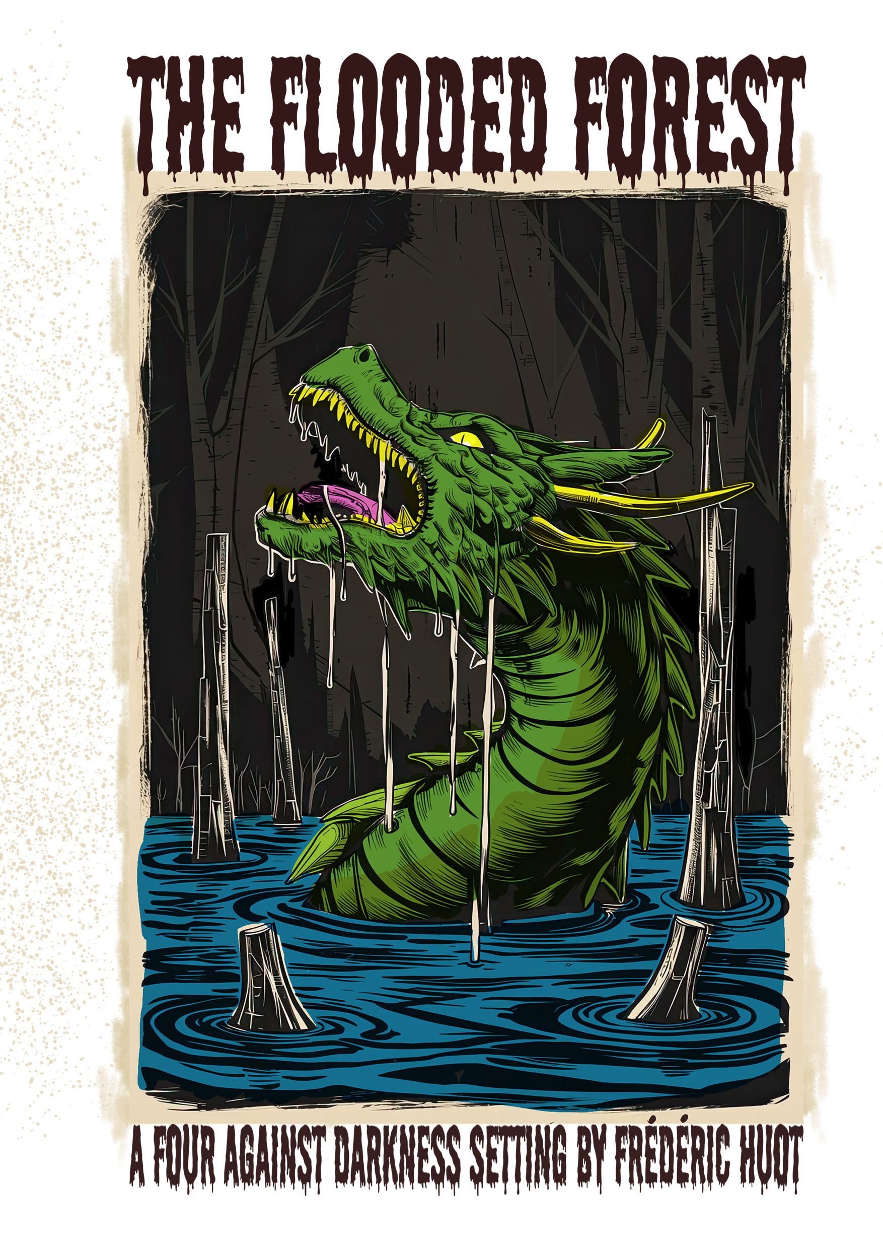 The Flooded Forest: An Adventure for Four Against Darkness box art