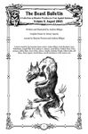 Coperta The Beast Bulletin: A Collection of Monster Profiles – Volume 9