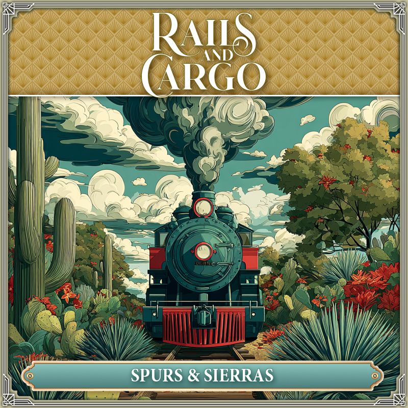 Rails and Cargo: Spurs & Sierras box art
