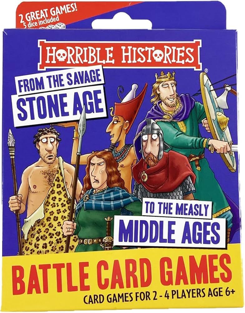 Horrible Histories: From the Savage Stone Age to the Measly Middle Ages box art