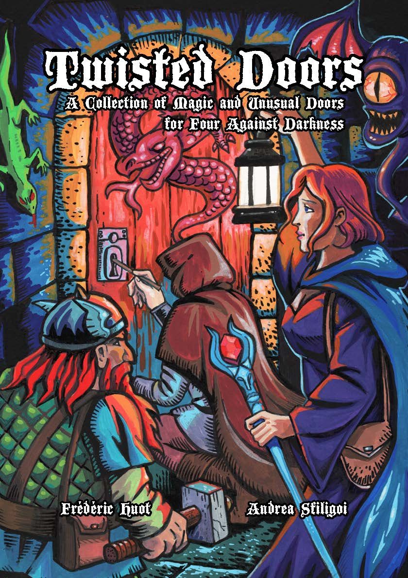 Twisted Doors: A Collection of Magic and Unusual Doors for Four Against Darkness box art