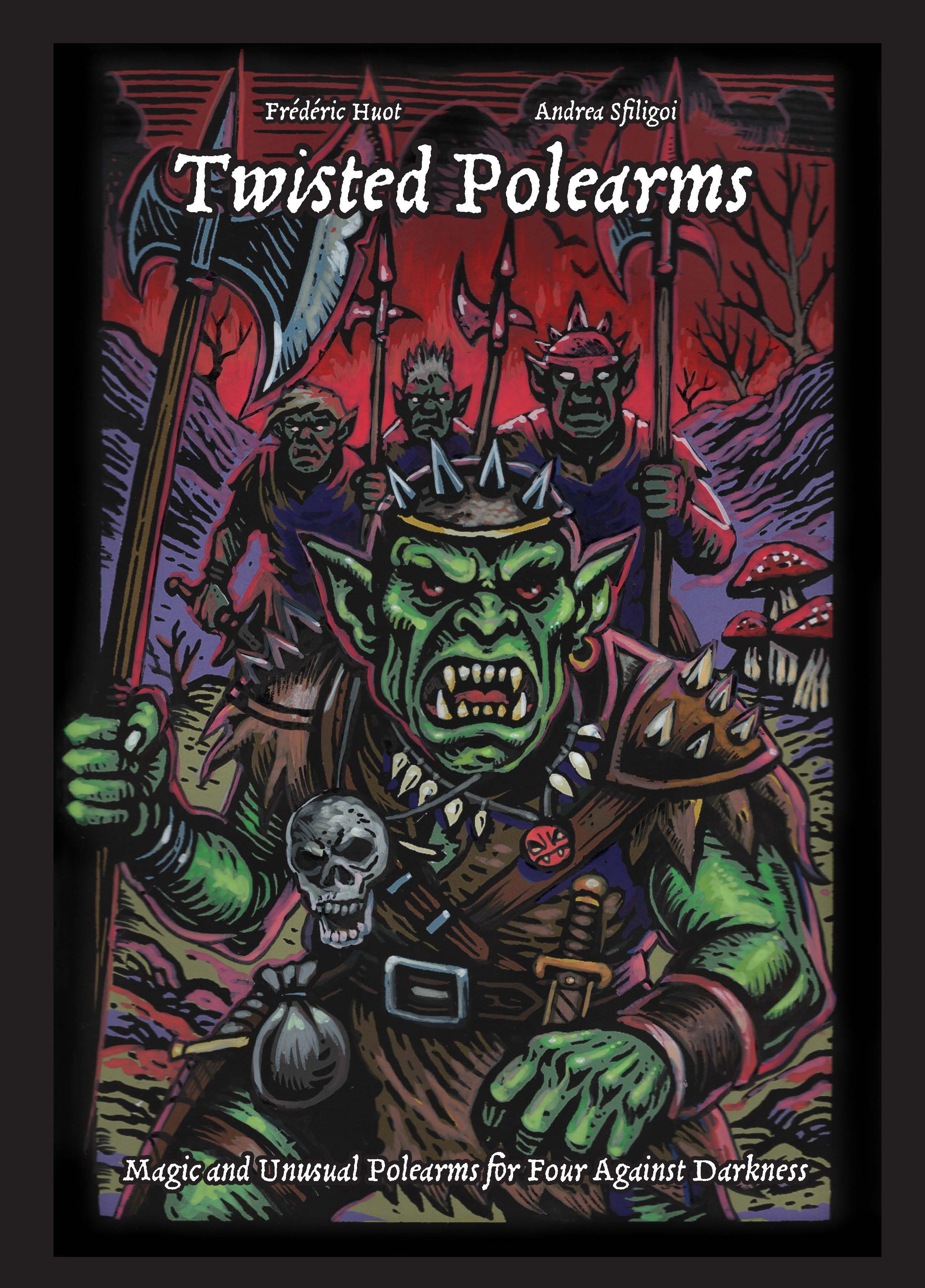 Twisted Polearms: Magic and Unusual Polearms for Four Against Darkness doboz