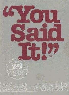 You Said It box art