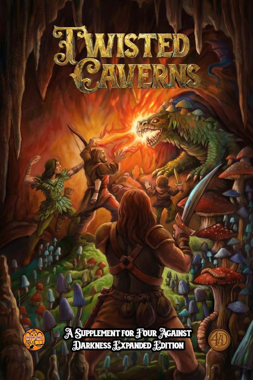 Twisted Caverns: A Supplement for Four Against Darkness Expanded Edition doboz