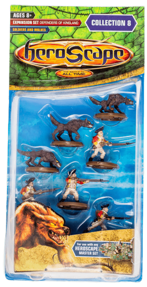 Coperta Heroscape: Defenders of Kinsland – Soldiers & Wolves Army Expansion
