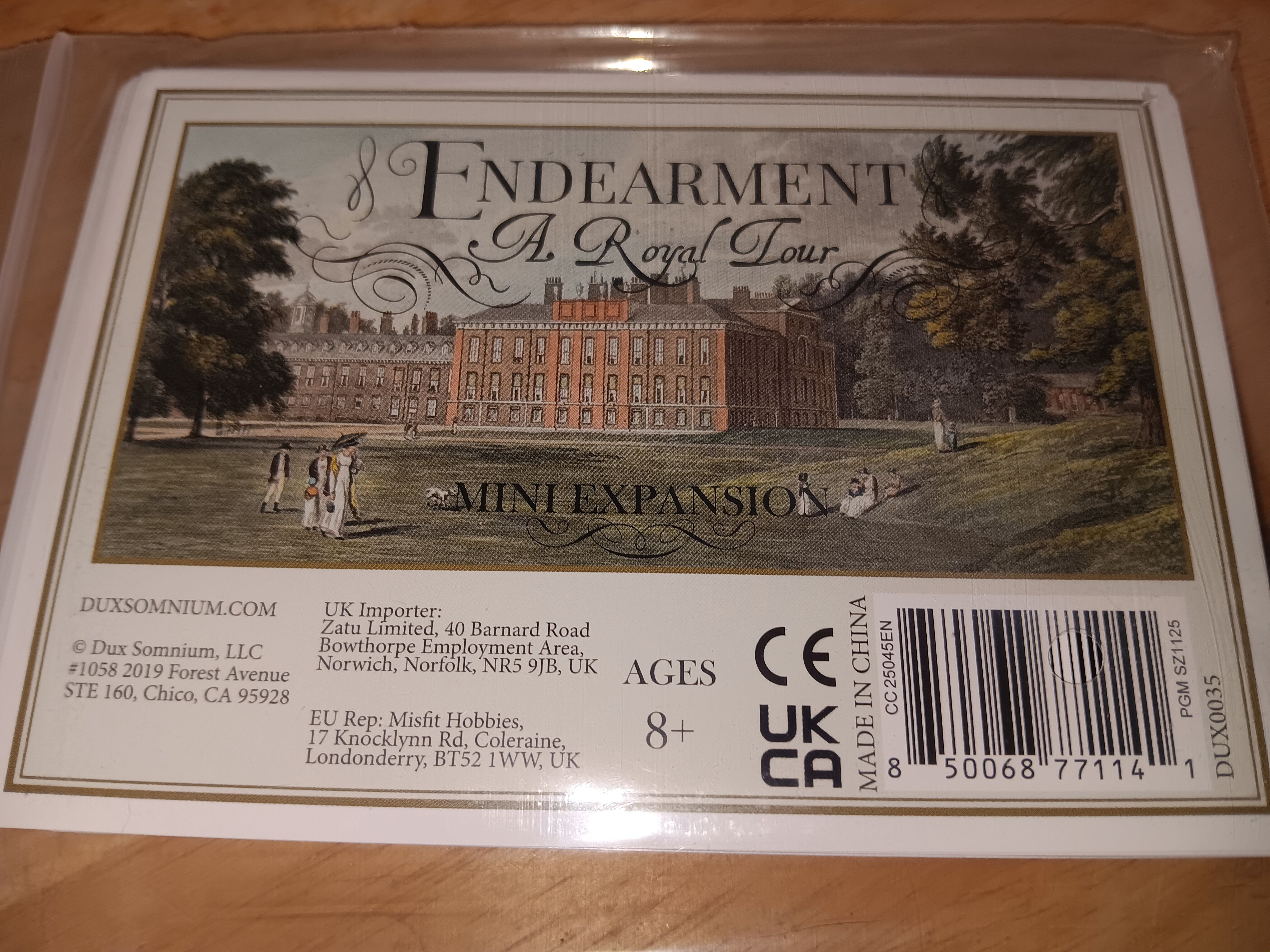 Endearment: A Royal Tour Mini Expansion doboz