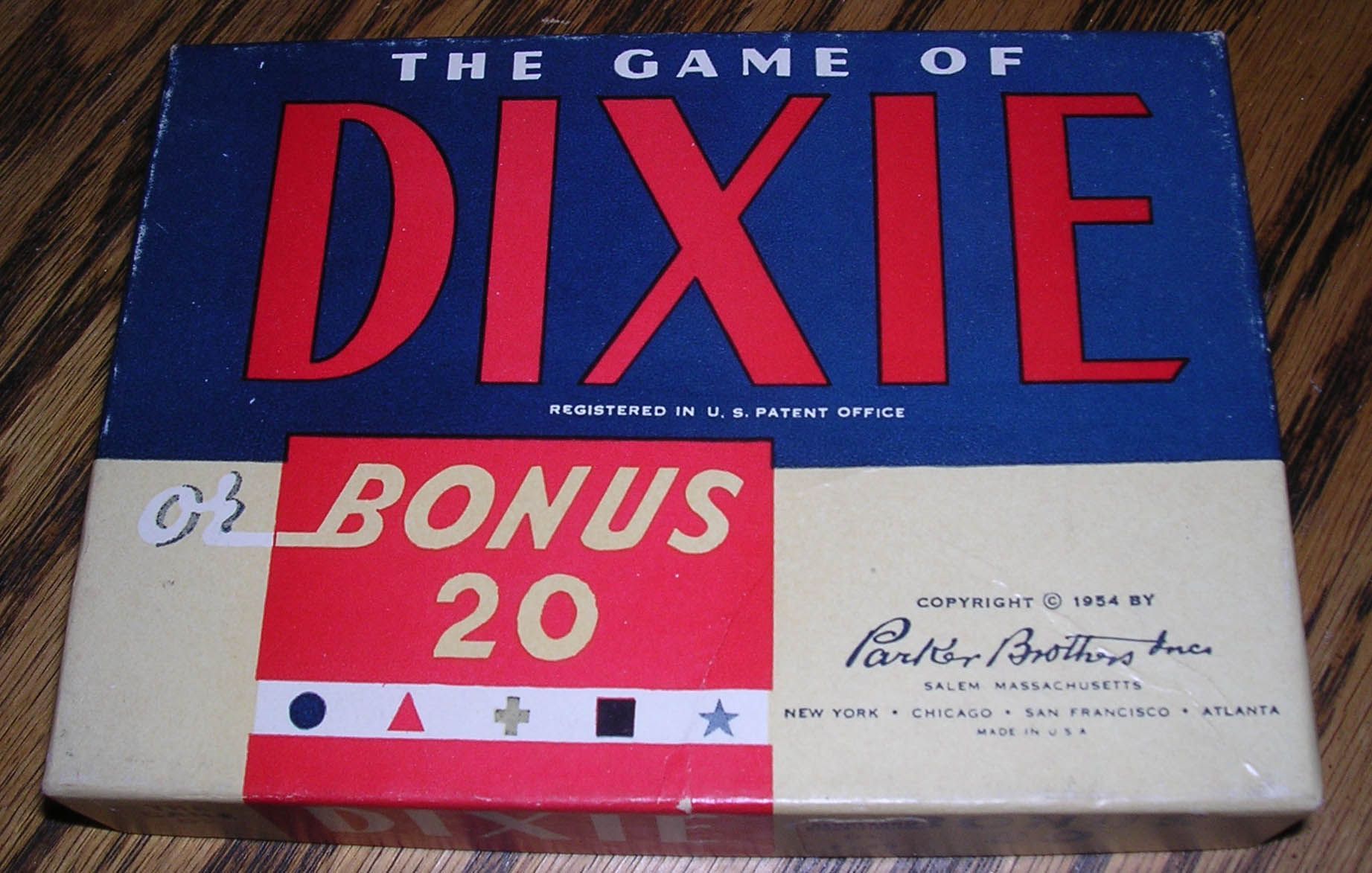 Coperta The Game of Dixie or Bonus 20