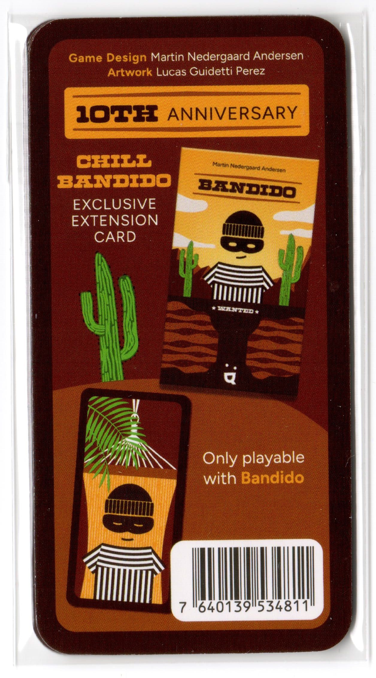 Bandido: 10th Anniversary – Chill Bandido Exclusive extension card doboz
