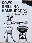 Cows Grilling Hamburgers Patty Pack #1