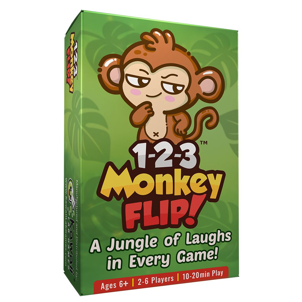1-2-3 Monkey Flip box art