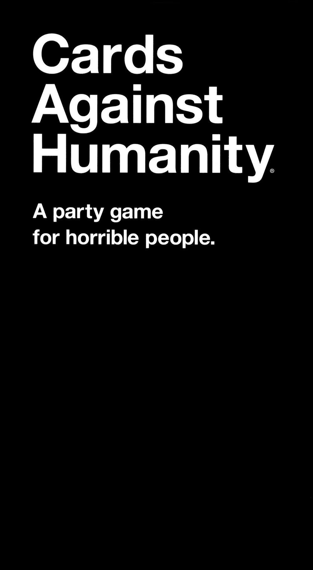 Coperta Cards Against Humanity