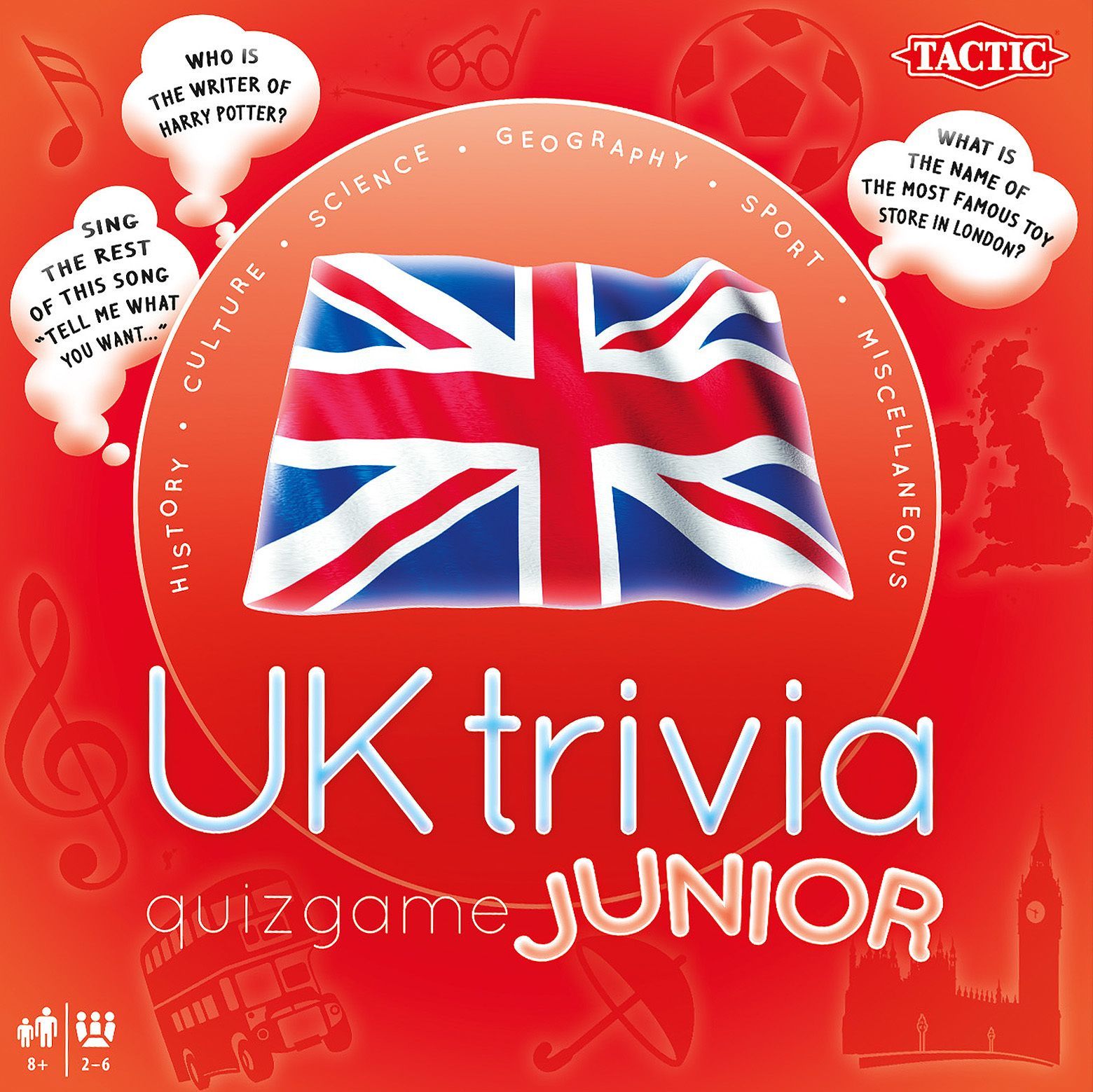 UK Trivia Junior doboz
