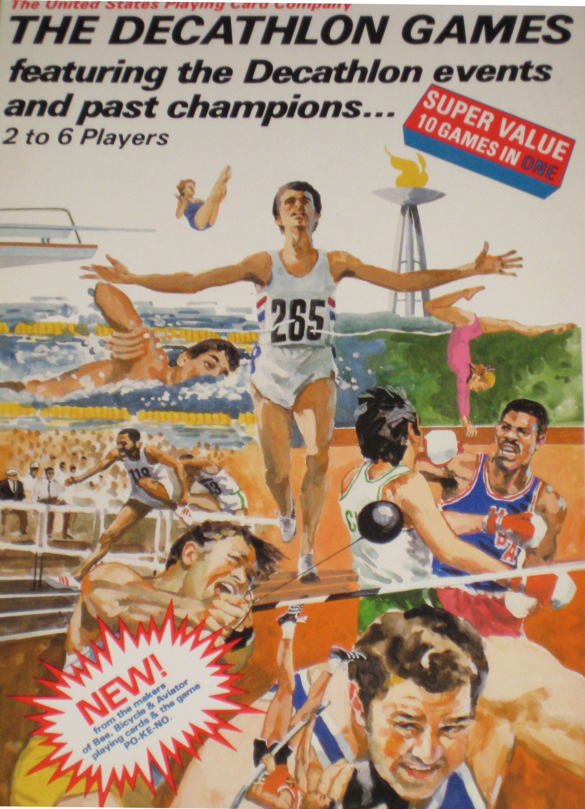 The Decathlon Games doboz