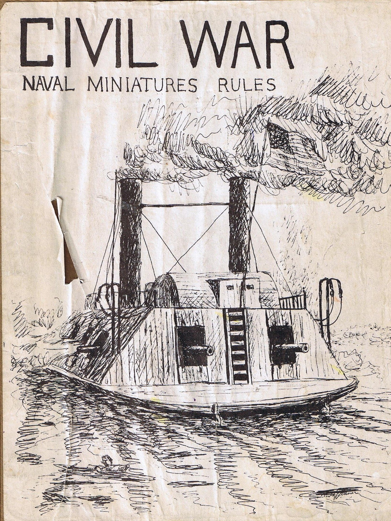 Civil War Naval Miniatures Rules box art