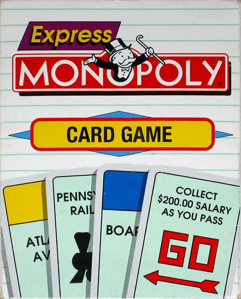 Express Monopoly Card Game box art