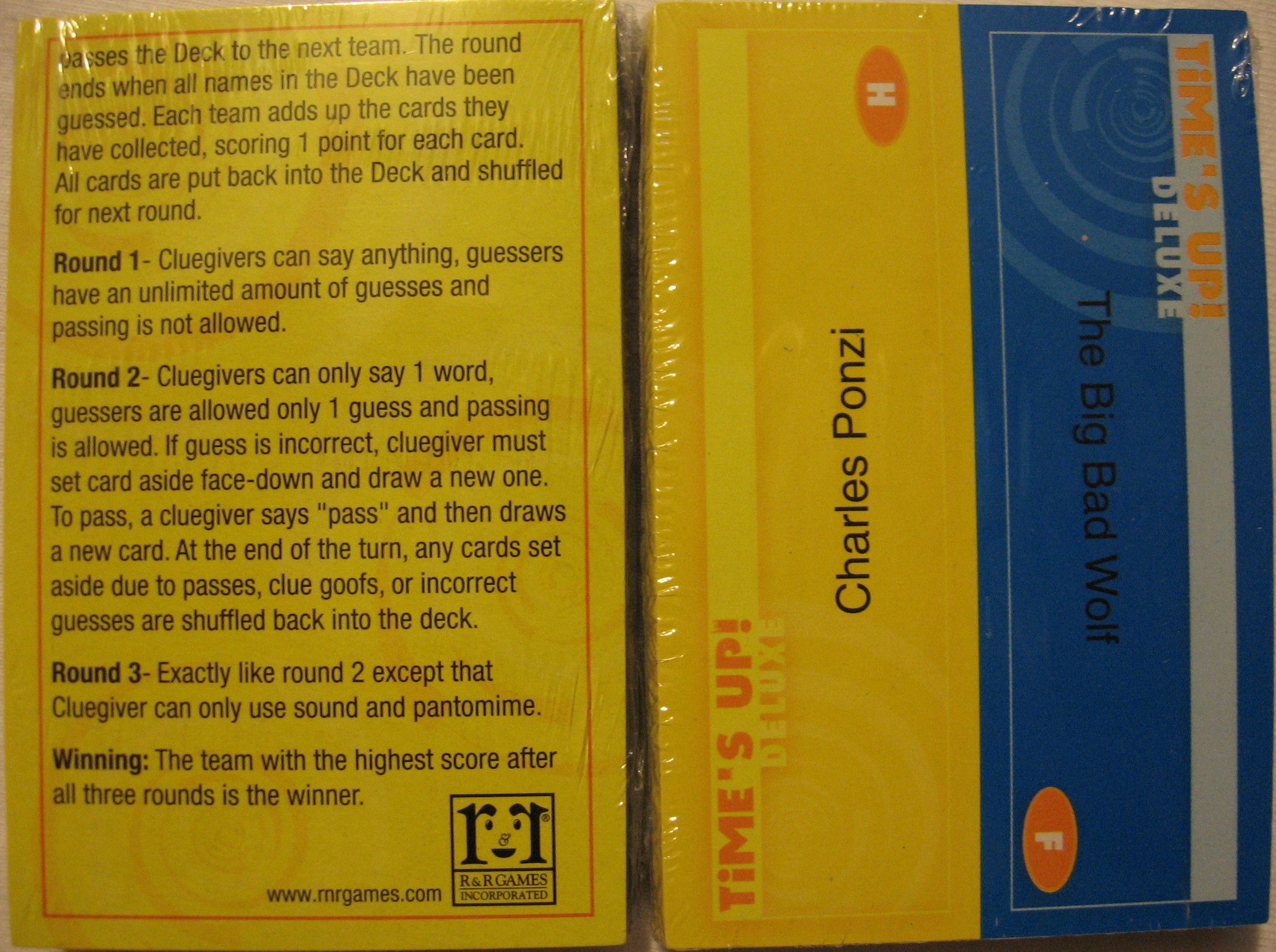 Time's Up! Deluxe Sample doboz