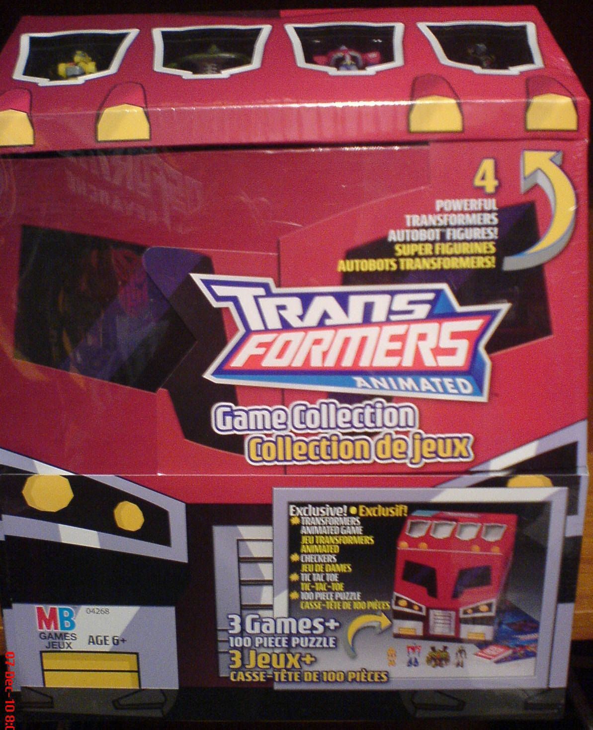 Transformers Animated Board Game box art