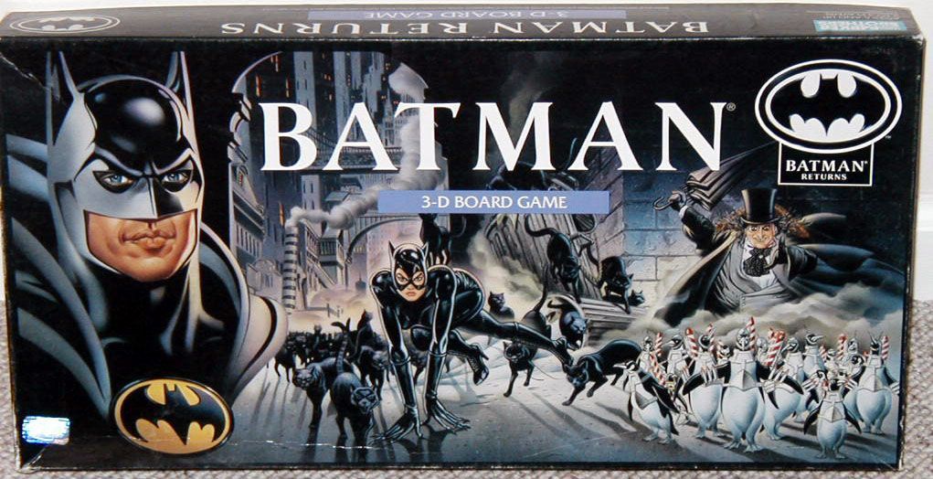 Batman Returns 3-D Board Game box art