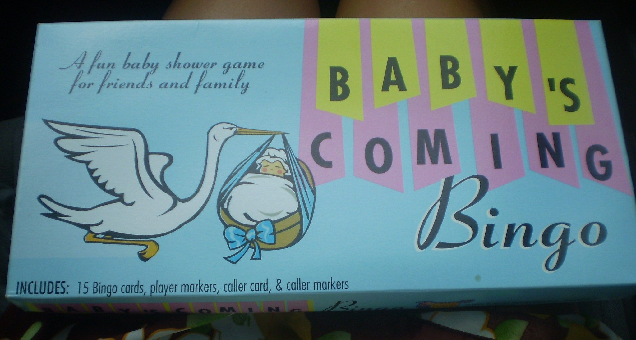 Baby's Coming Bingo doboz