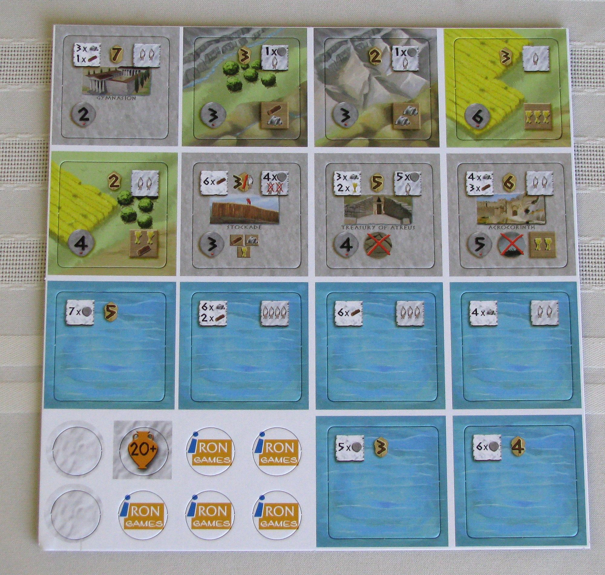 Coperta Peloponnes: Expansion