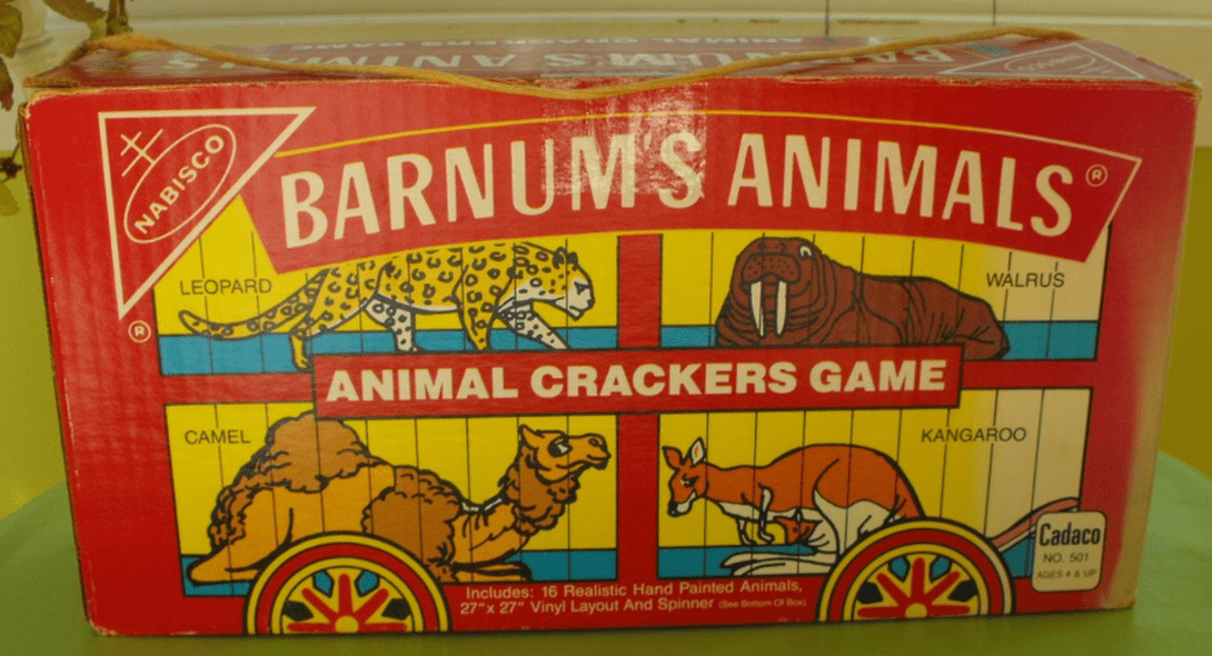Coperta Barnum's Animals: Animal Crackers Game