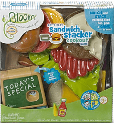 Cranium Bloom: Let's Play Sandwich Stacker Cookout Game box art