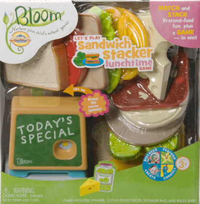 Coperta Cranium Bloom: Let's Play Sandwich Stacker Lunchtime Game