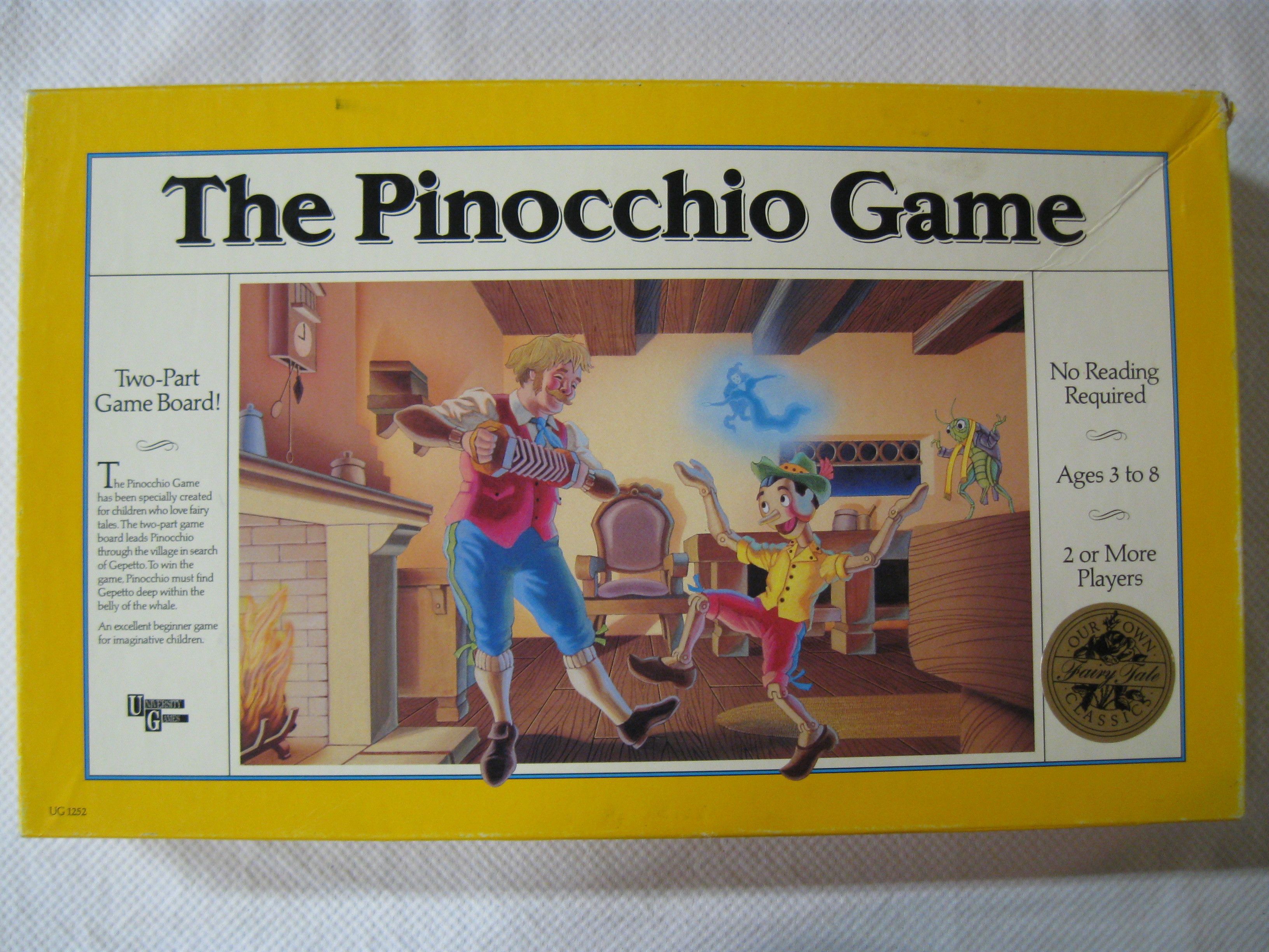 The Pinocchio Game box art