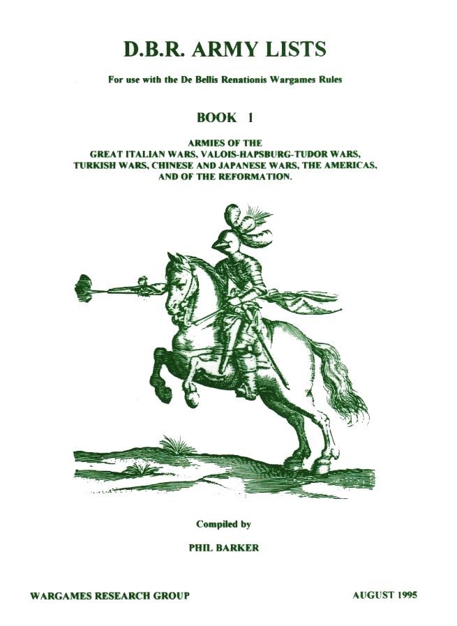 DBR Army Lists Book 1 box art