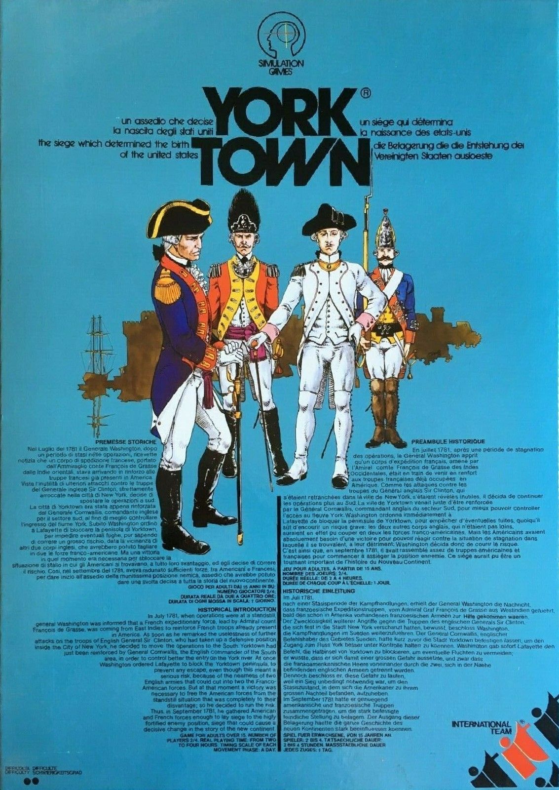 Yorktown: The Siege Which Determined the Birth of the United States box art