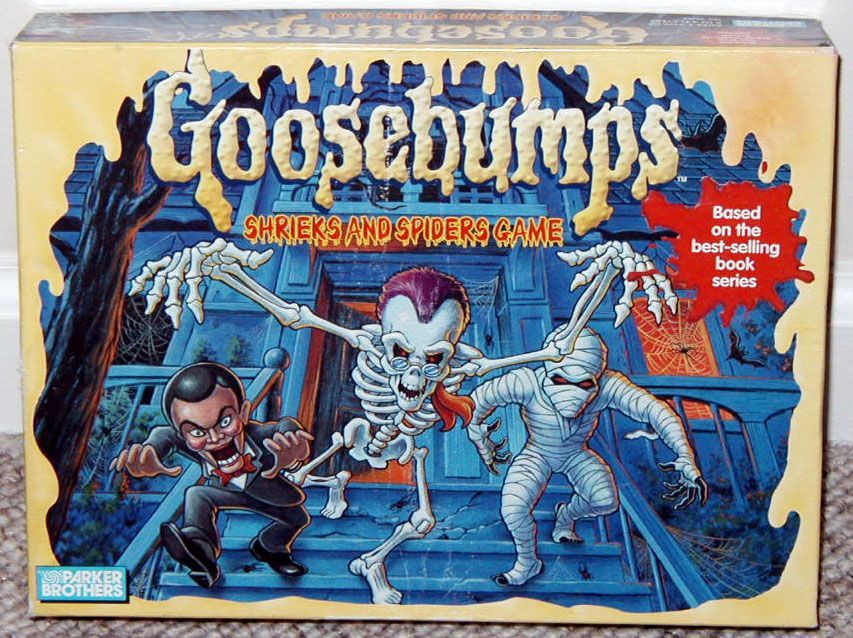 Goosebumps: Shrieks and Spiders Game box art