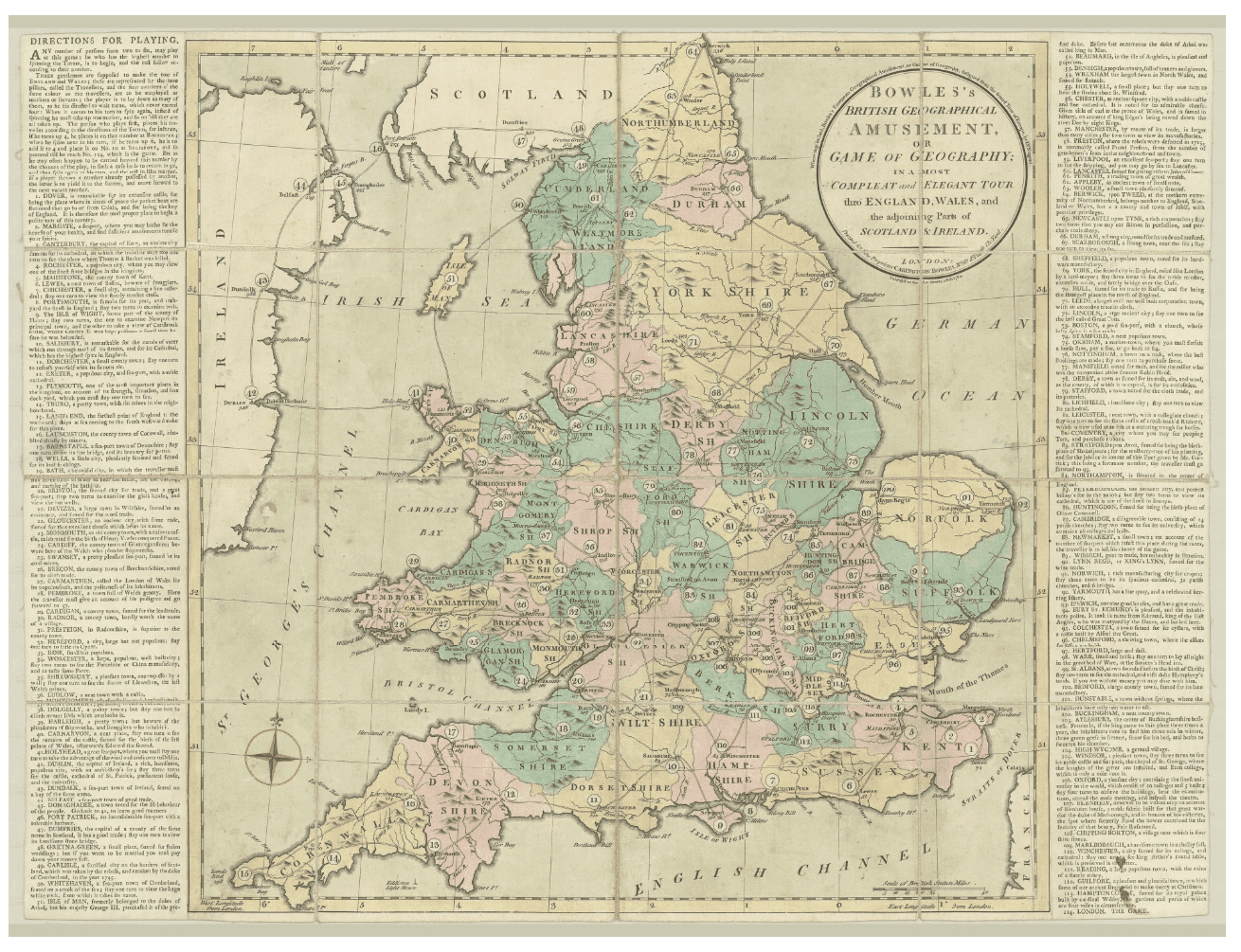 Bowles British Geographical Amusement box art