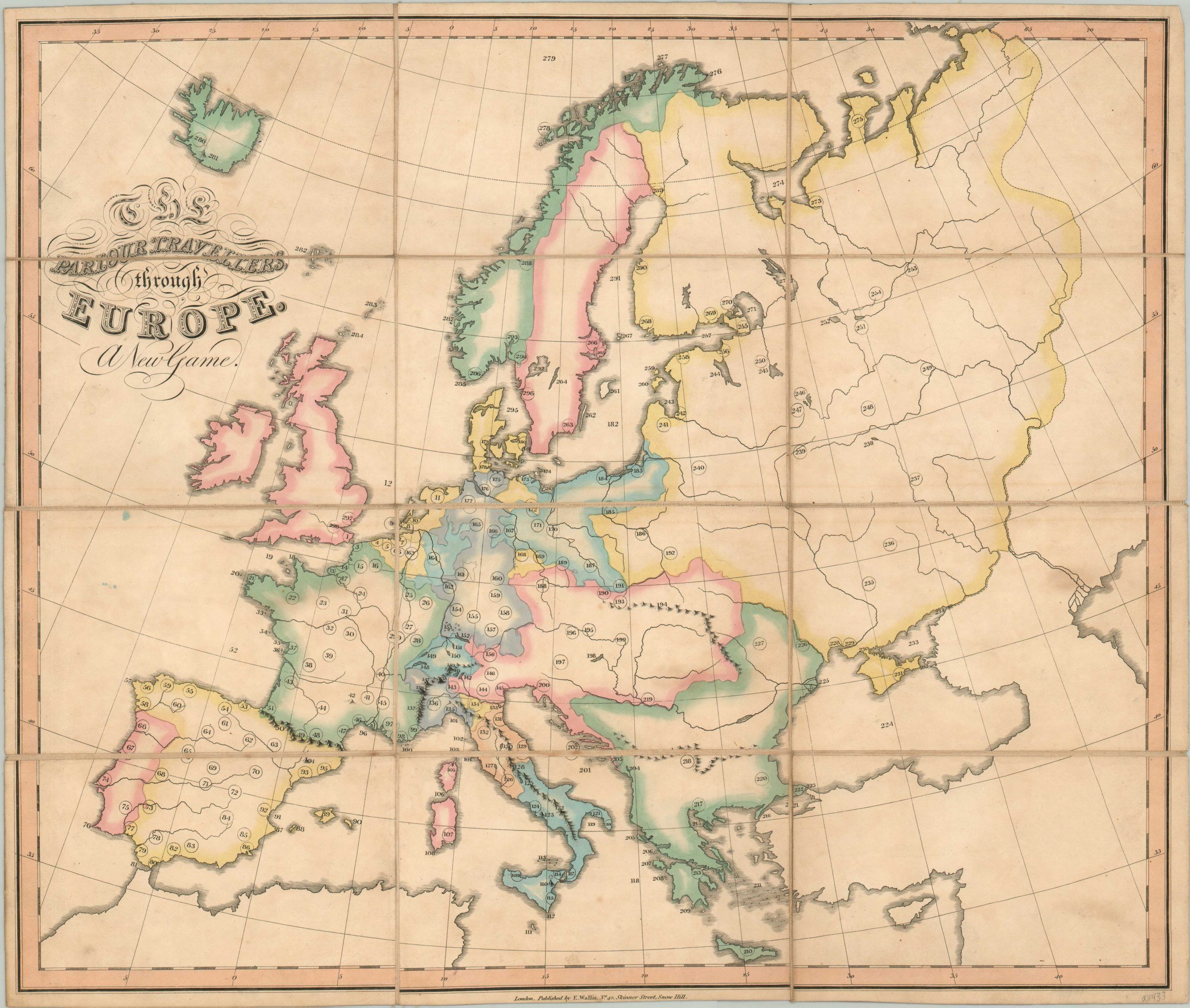Parlour Travellers Through Europe doboz