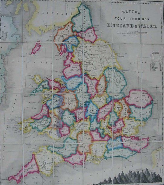 Betts's Tour Through England and Wales box art