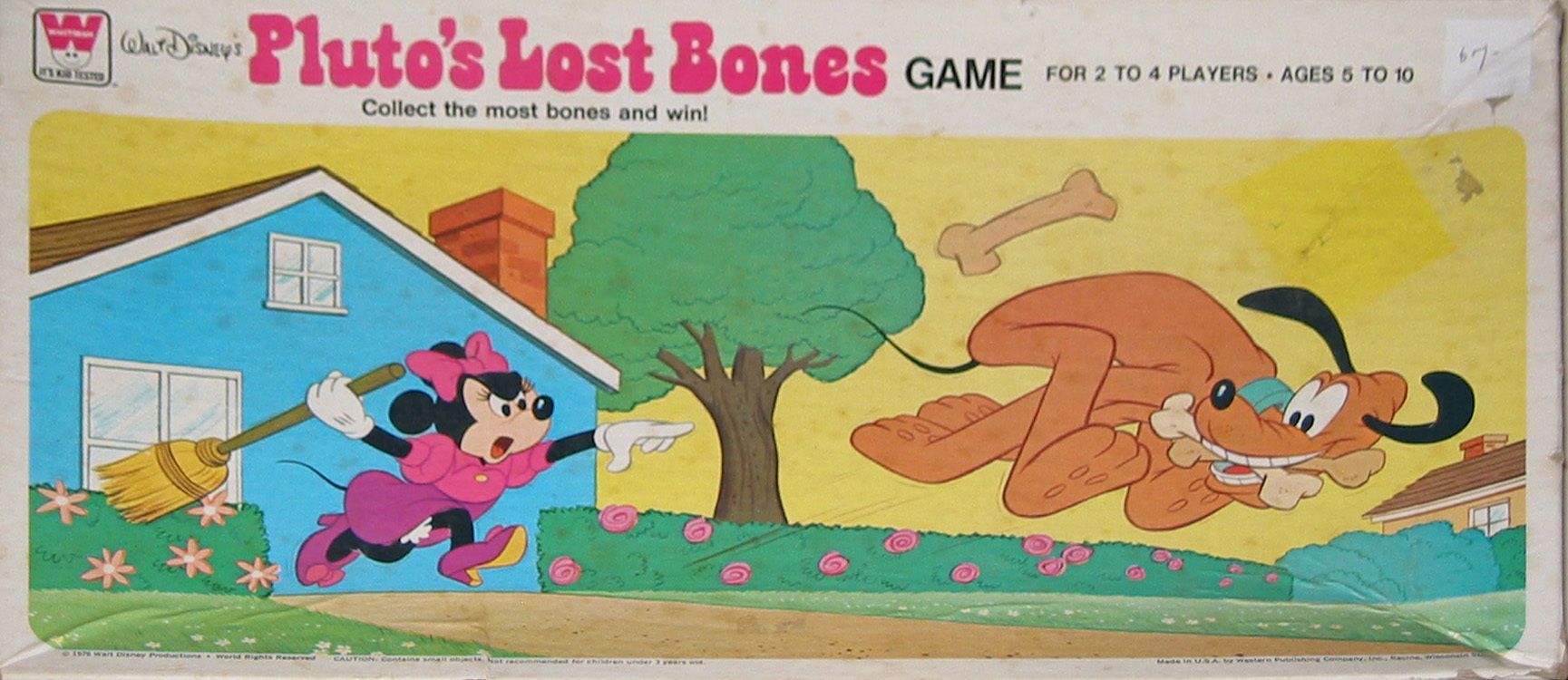 Walt Disney's Pluto's Lost Bones Game box art
