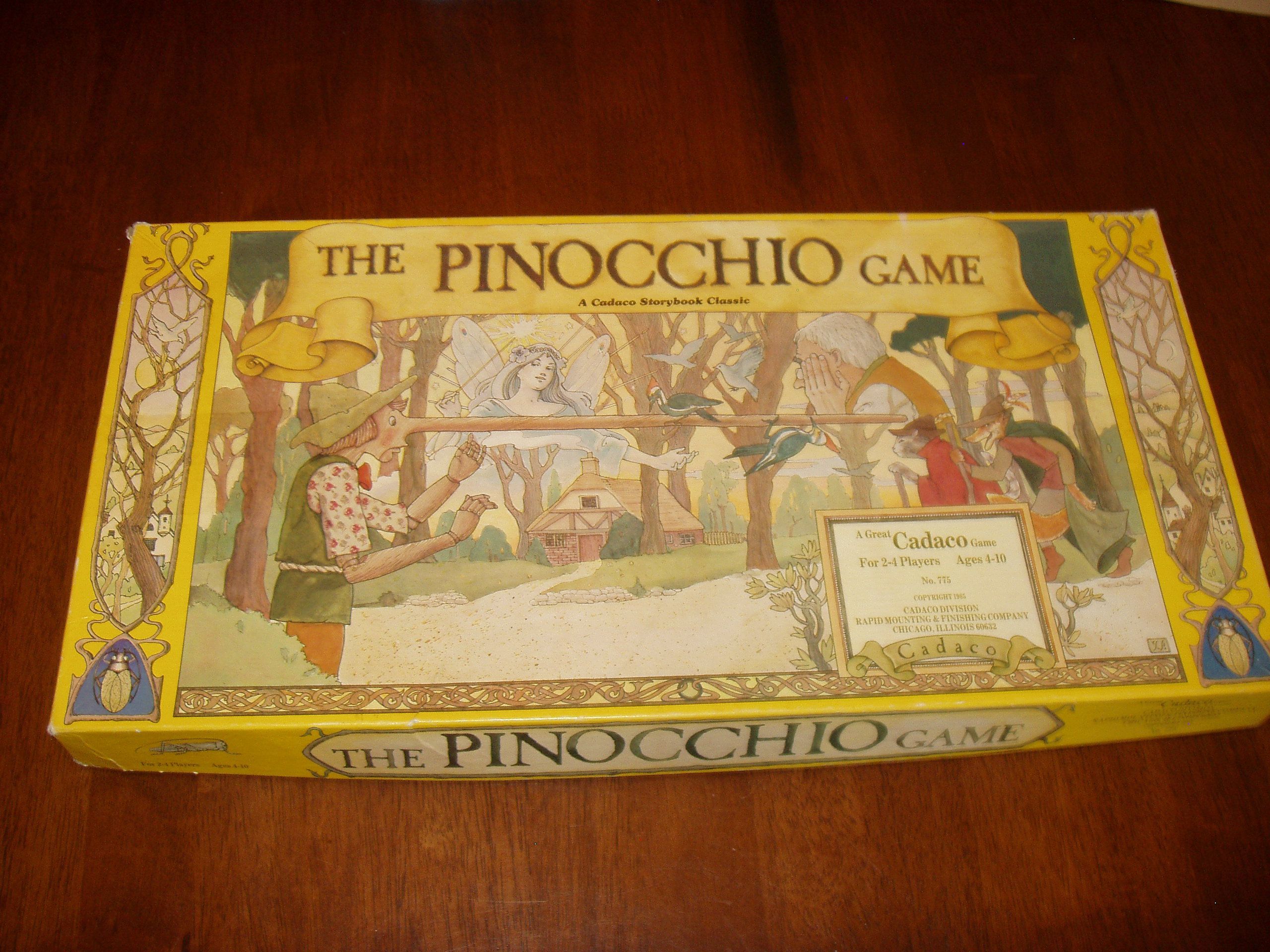 The Pinocchio Game doboz
