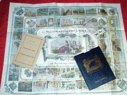 Wallis's Locomotive Game of Railroad Adventures doboz