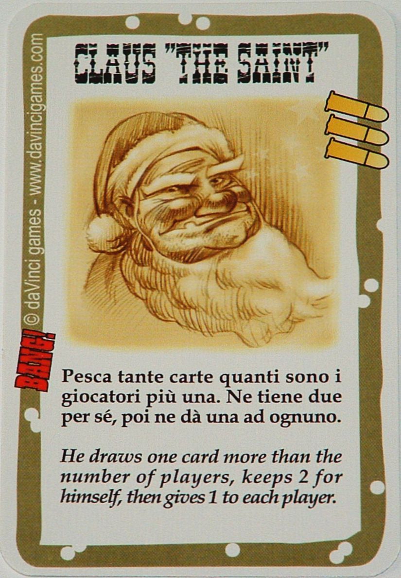 BANG! Claus "The Saint" box art