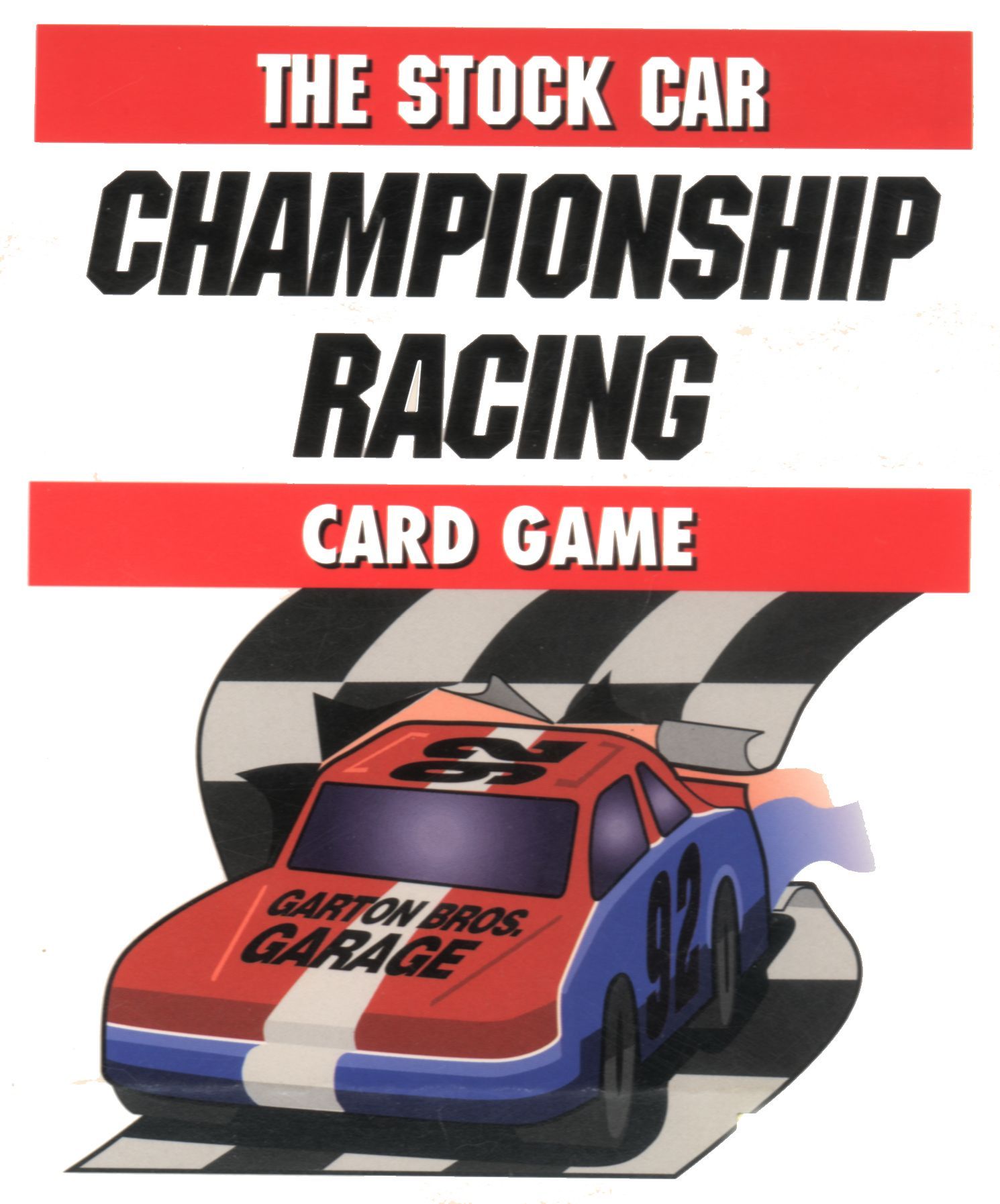 The Stock Car Championship Racing Card Game box art