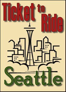 Seattle (fan expansion for Ticket to Ride) box art