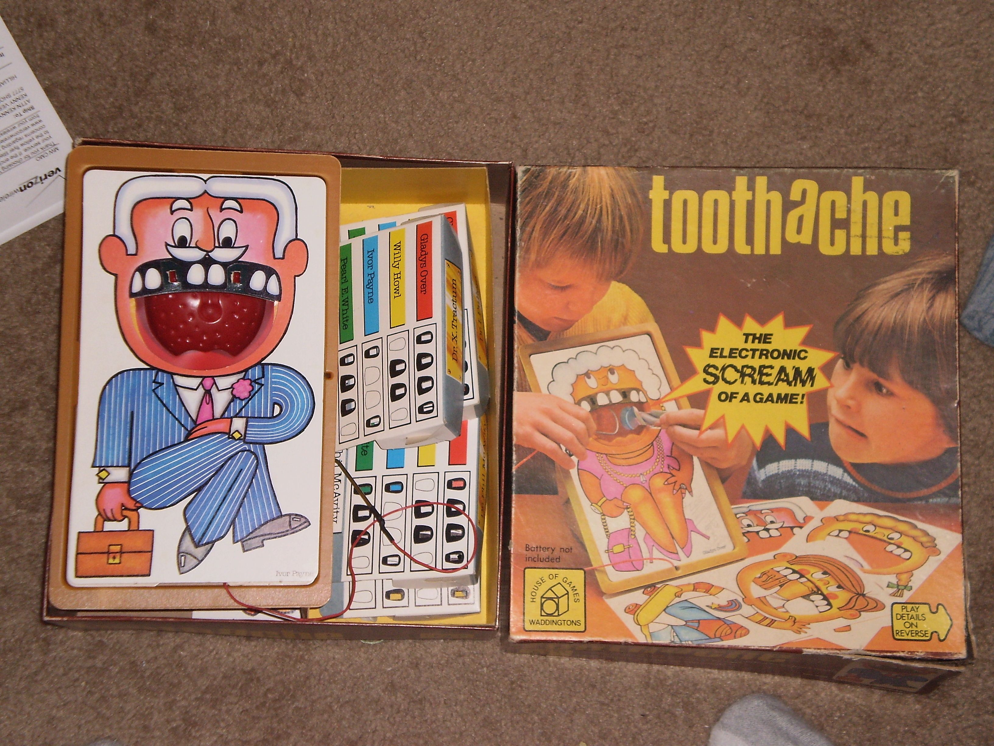 Toothache box art