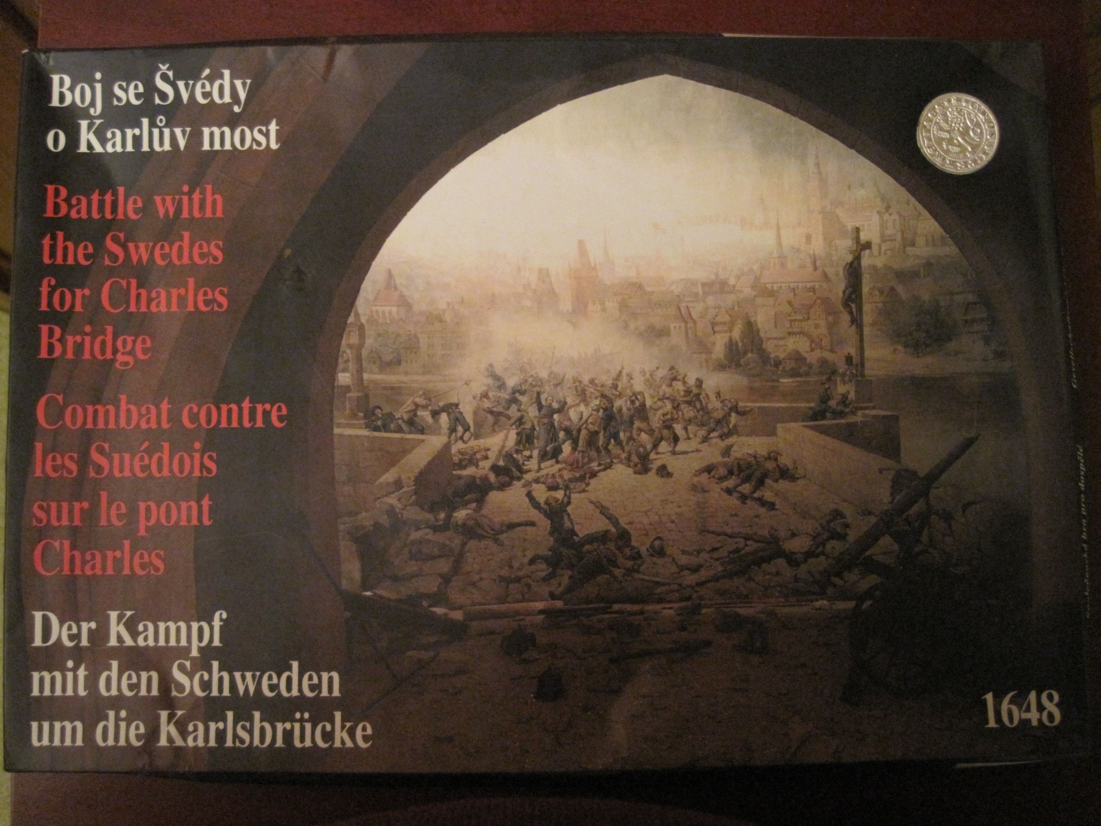 Battle with the Swedes for Charles Bridge doboz